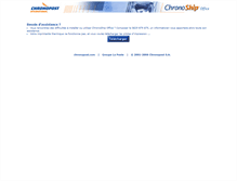 Tablet Screenshot of chronoship.chronopost.fr